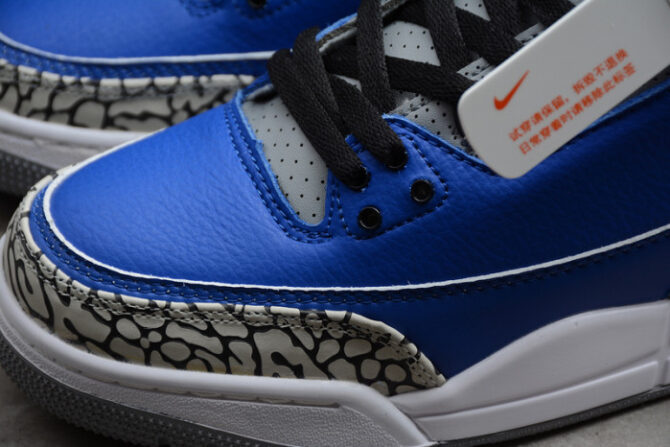 Air Jordan 3 Retro Varsity Royal Cement CT8532-400 - Image 9