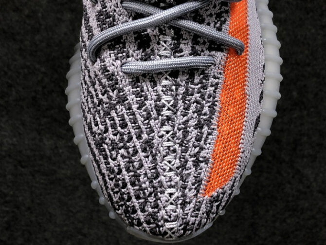 Adidas Yeezy 350V2 Boost Gray Orange EG7963 - Image 8