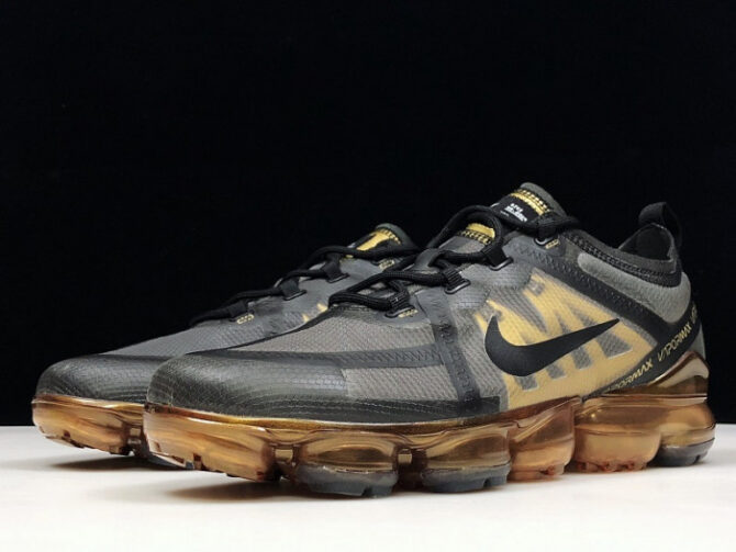 AIR VAPORMAX 2019 BLACK METALLIC GOLD AR6631-002 - Image 4