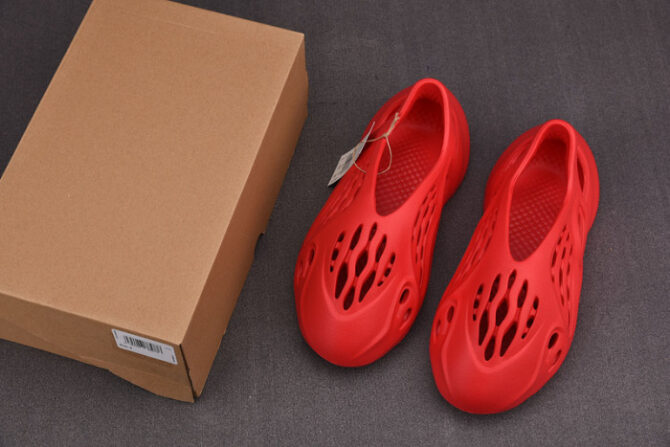 Adidas Yeezy Foam Runner Red CW3355 - Image 8