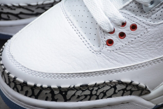 Air Jordan 3 Retro Free Throw Line White Cement 923096-101 - Image 7