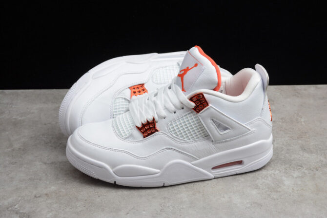 Air Jordan 4 Retro Metallic Orange CT8527-118 - Image 5