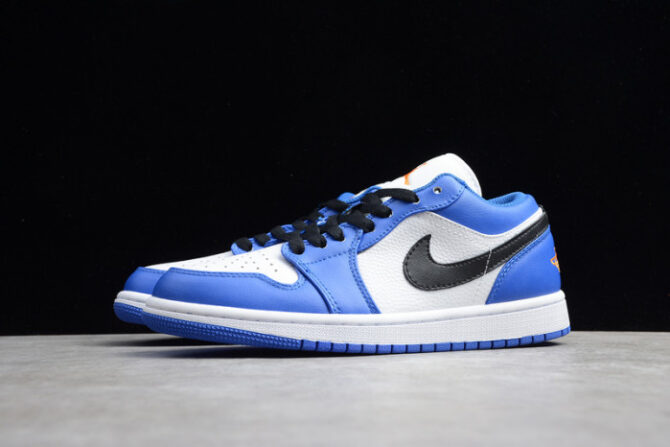 AIR JORDAN 1 LOW HYPER ROYAL ORANGE PEEL 553558-401 - Image 7