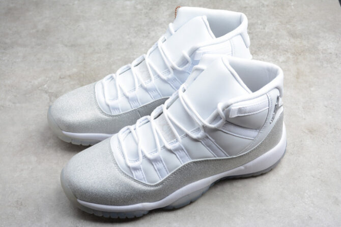 Air Jordan 11 WMNS White Metallic SilverVast Grey AR0715-100 - Image 7