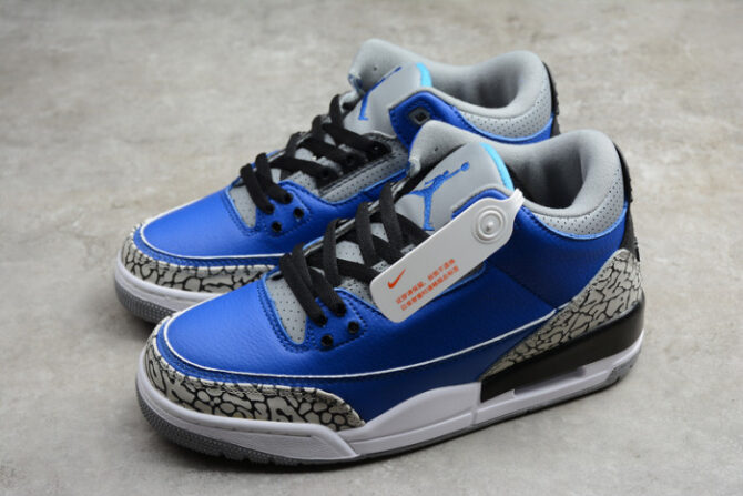 Air Jordan 3 Retro Varsity Royal Cement CT8532-400 - Image 7