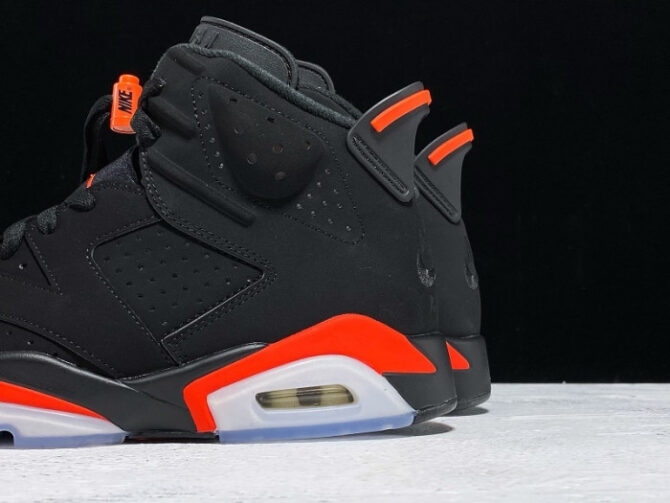 2019 AIR JORDAN 6 RETRO BLACK INFRARED OG 384664-060 - Image 2