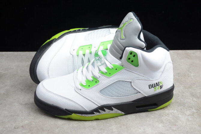 Air Jordan 5 Retro Quai 54 White 467827-105 - Image 8