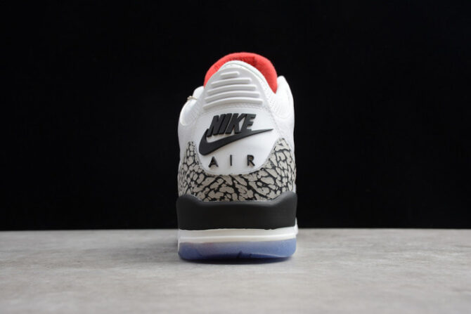 Air Jordan 3 Retro Free Throw Line White Cement 923096-101 - Image 4