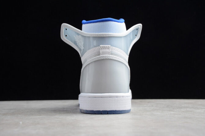 Air Jordan 1 Retro High Zoom White Racer Blue CK6637-104 - Image 2