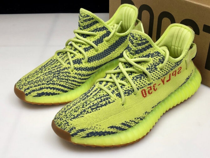 Adidas Yeezy Boost 350 V2 Semi Frozen Yellow B37572 - Image 8