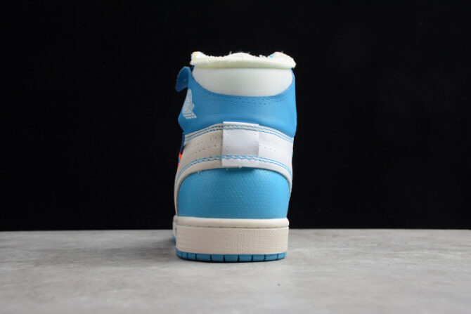 O-W x Air Jordan 1 UNC Release Date AQ0818-148 - Image 2