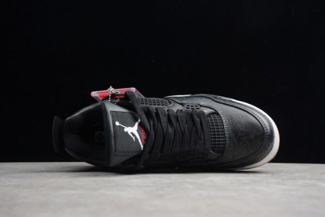 AIR JORDAN 4 RETRO BLACK LASER CI1184-001 - Image 9