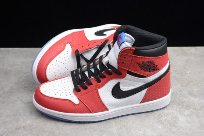 AIR Jordan 1 Retro High Spider-Man Origin Story 555088-602 - Image 6