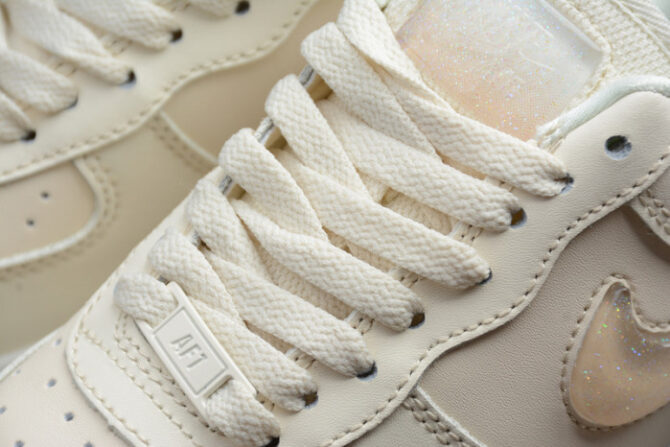 NIKE AIR FORCE 1 07 SE PREMIUM “PALE IVORY” AH6827-100 - Image 7