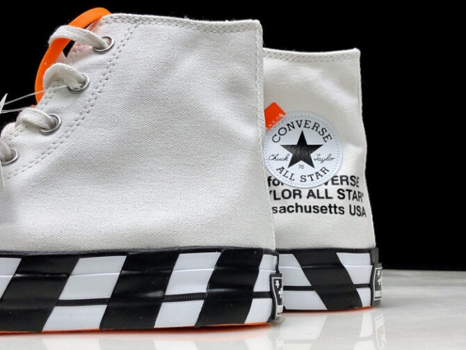 O-W X Converse 2.0 White/Black 163892C - Image 7