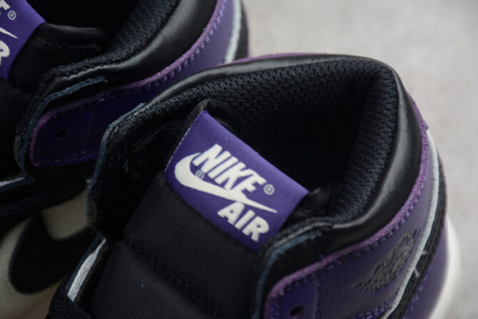 Kids Air Jordan 1 Retro High OG 'Court Purple' 555088-501 - Image 3