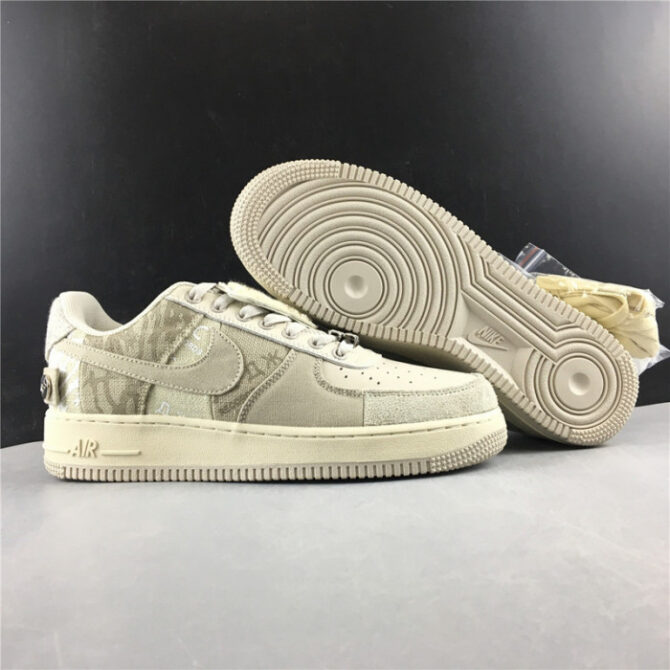 NIKE AIR FORCE 1 x Travis Scott White Grey CN2405-902 - Image 7