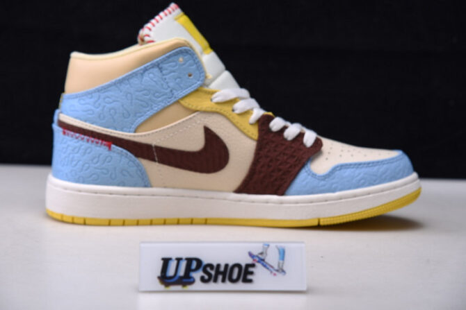 Maison Chateau Rouge x Air Jordan 1 High Mid Fearless CU2803-200 - Image 10