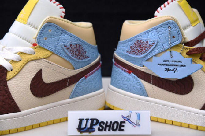 Maison Chateau Rouge x Air Jordan 1 High Mid Fearless CU2803-200 - Image 6