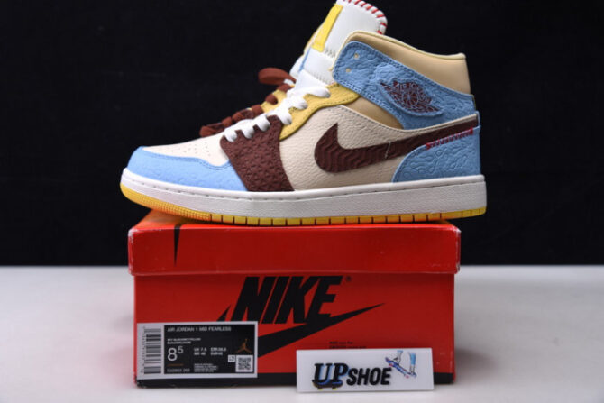 Maison Chateau Rouge x Air Jordan 1 High Mid Fearless CU2803-200 - Image 4