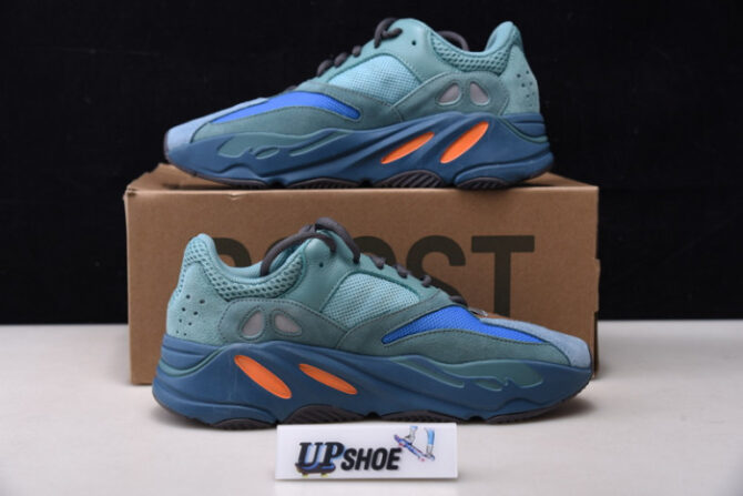 Yeezy Boost 700 Sea Blue Orange Dark Grey GZ2002 - Image 7