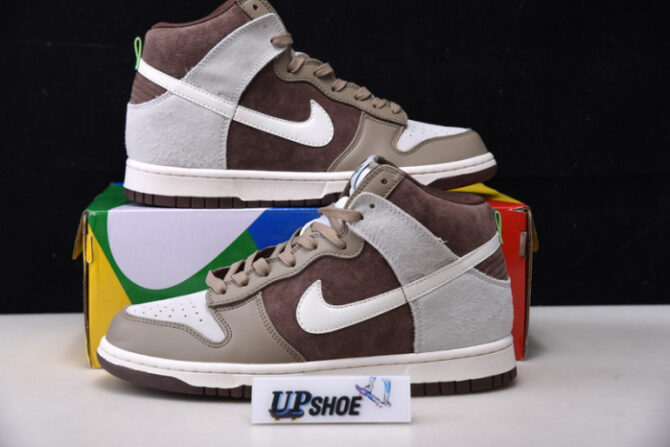 Nike Dunk High Light Chocolate DH5348-100 - Image 6