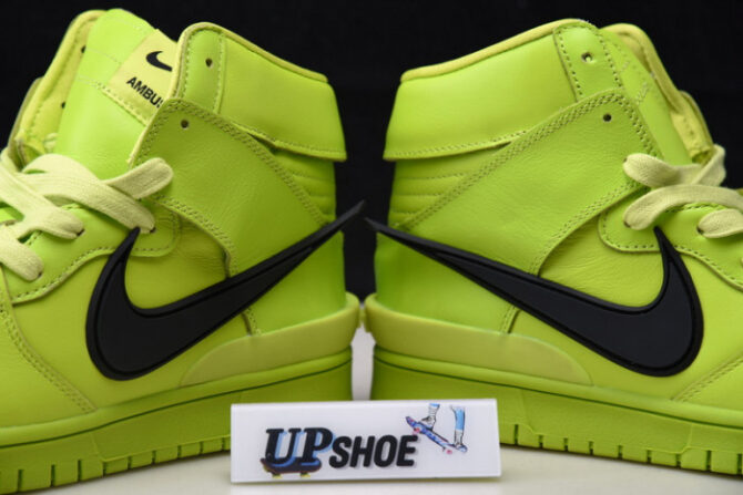 Nike Dunk High AMBUSH Flash Lime CU7544-300 - Image 4