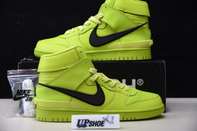 Nike Dunk High AMBUSH Flash Lime CU7544-300 - Image 6