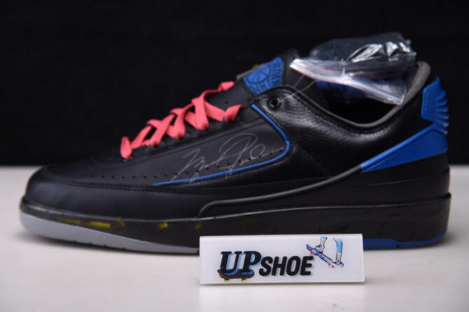 Air Jordan 2 Retro Low SP O-W Black Blue DJ4375-004