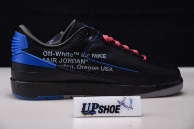 Air Jordan 2 Retro Low SP O-W Black Blue DJ4375-004 - Image 2