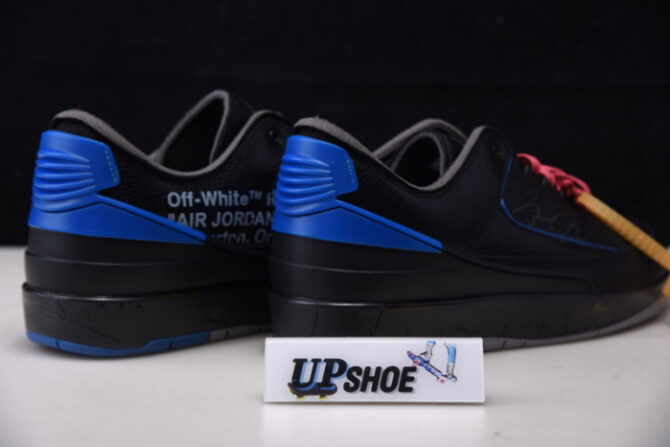 Air Jordan 2 Retro Low SP O-W Black Blue DJ4375-004 - Image 6