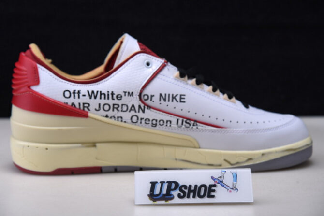 Air Jordan 2 Retro Low SP O-W White Red DJ4375-106 - Image 5