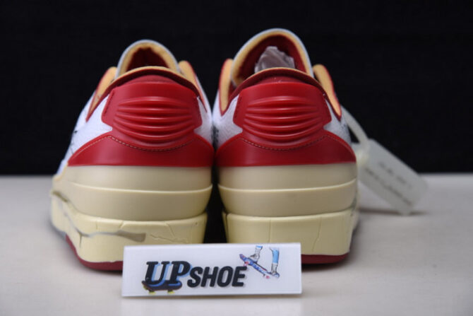 Air Jordan 2 Retro Low SP O-W White Red DJ4375-106 - Image 3