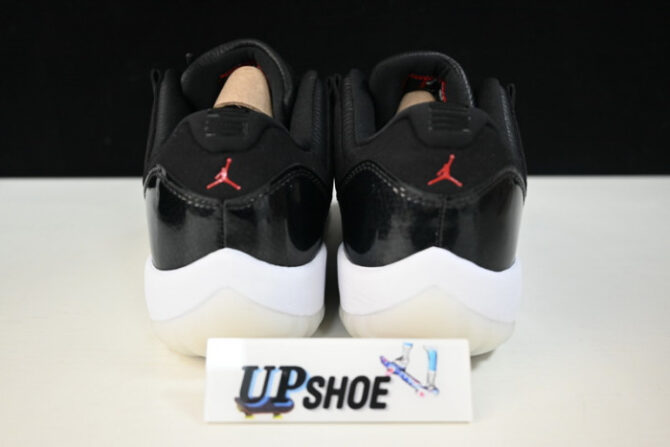 AIR JORDAN 11 RETRO LOW BLACK-WHITE AV2187 001 - Image 4