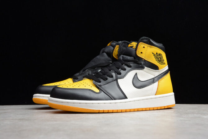 Air Jordan 1 Retro High OG 'Yellow Toe' AR1020-700 - Image 7