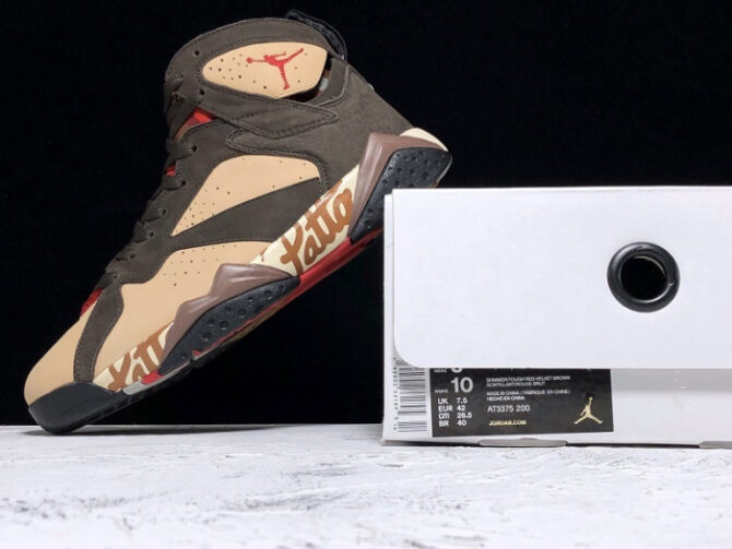 Air Jordan 7 Retro Patta AT3375 200 - Image 9