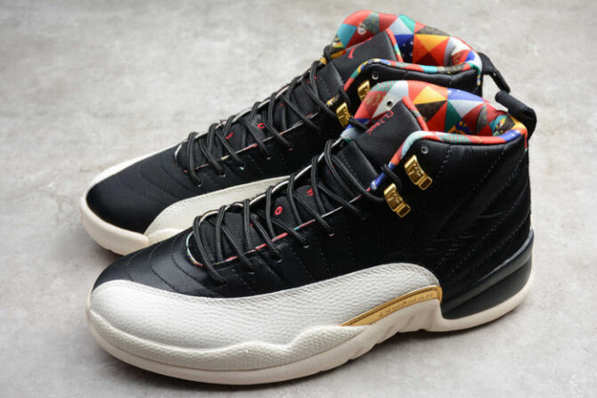 Jordan 12 Chinese New Year Black CI2977-006 - Image 3