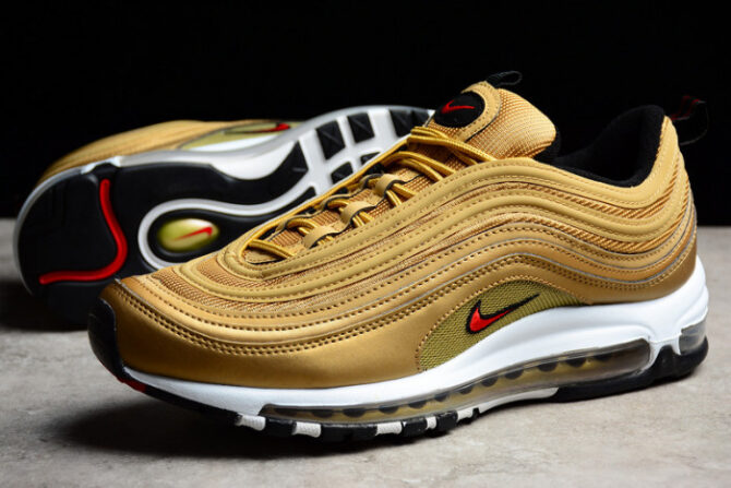 NIKE AIR MAX 97 OG QS METALLIC GOLD 884421-700 - Image 7