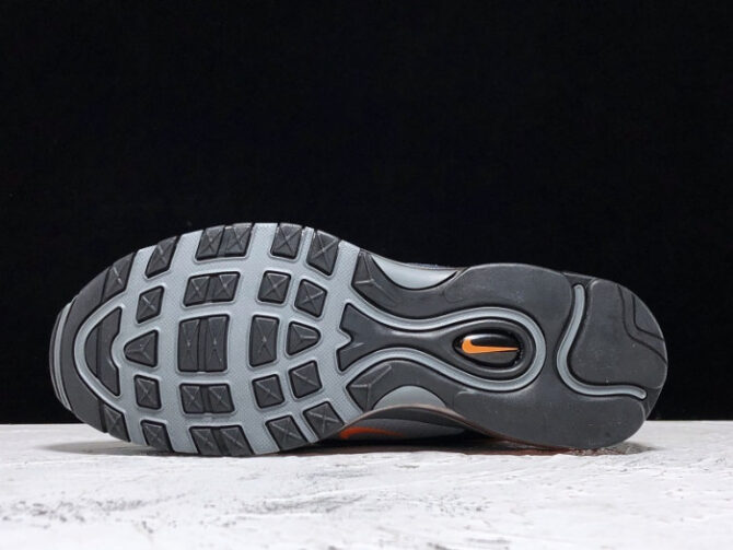 Nike Air Max 97 Wolf Grey/Total Orange-Black 921522-013 - Image 8