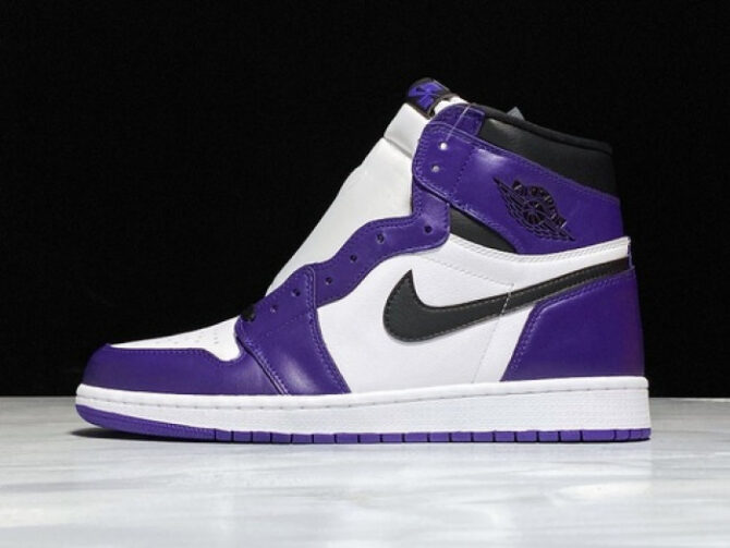 Air Jordan 1 Retro High Court Purple White 555088-500