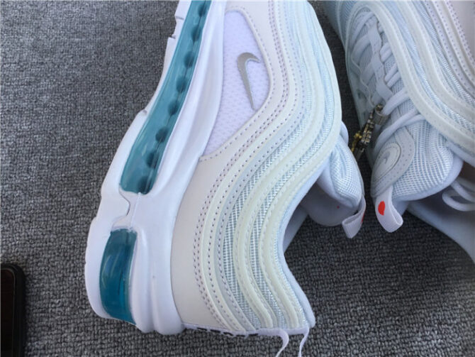 MSCHF x INRI x Nike Air Max 97 'Jesus Shoes' Custom White Blue 921826-101JSUS. - Image 2