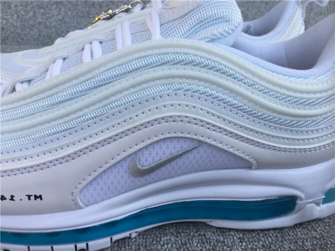 MSCHF x INRI x Nike Air Max 97 'Jesus Shoes' Custom White Blue 921826-101JSUS. - Image 7