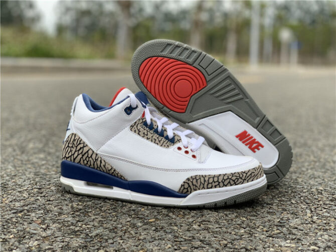 AIR JORDAN 3 RETRO TRUE BLUE NIKE AIR FIRST LOOK 854262-106 - Image 7