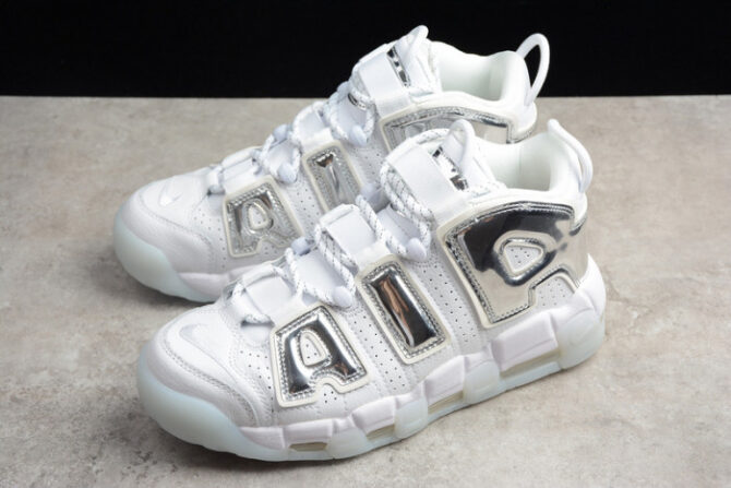 Air More Uptempo Chrome White (W) 917593-100 - Image 3