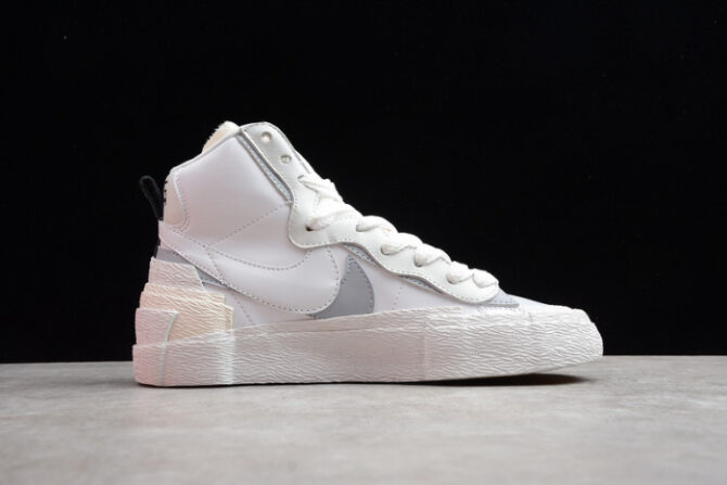 SACAI X NIKE BLAZER MID WHITE BV0072-100 - Image 8