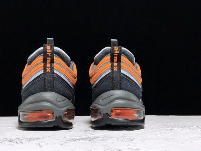 Nike Air Max 97 Wolf Grey/Total Orange-Black 921522-013 - Image 6