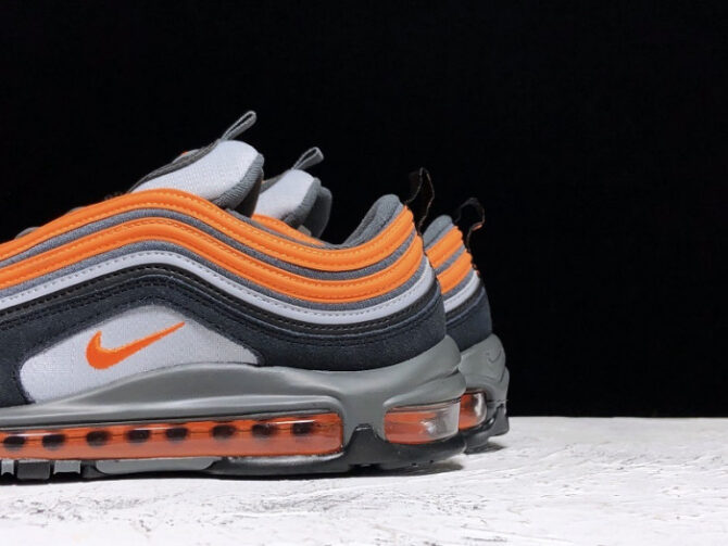 Nike Air Max 97 Wolf Grey/Total Orange-Black 921522-013 - Image 7