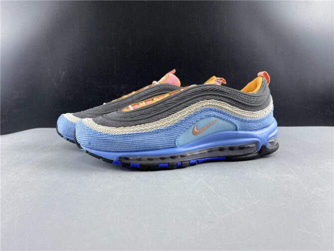 Nike Air Max 97 Corduroy Light Blue CQ7512-462 - Image 2