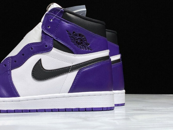 Air Jordan 1 Retro High Court Purple White 555088-500 - Image 5