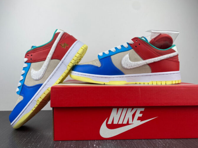 Nike Dunk Low Retro PRM Year of the Rabbit Blue Orange Cream FD4203-111 - Image 9